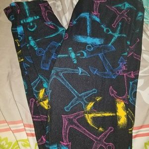 Lularoe anchor leggings